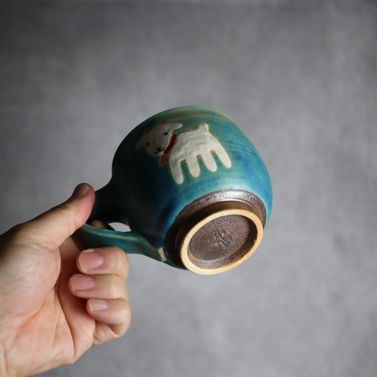 丸マグ ヤギ2 やちむん 陶器  atelier qucchane