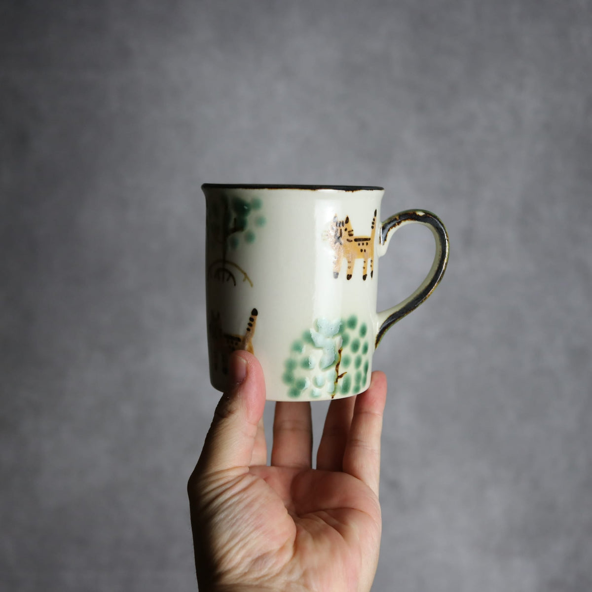 トールマグ ヤマネコマングローブ やちむん 陶器 atelier qucchane