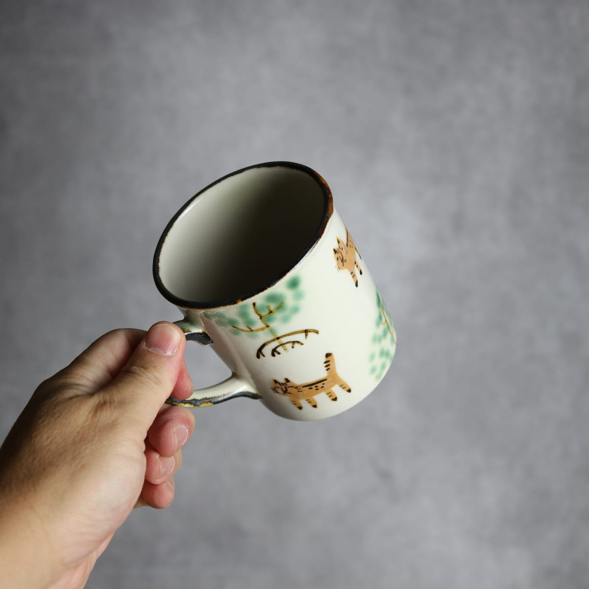 トールマグ ヤマネコマングローブ やちむん 陶器 atelier qucchane