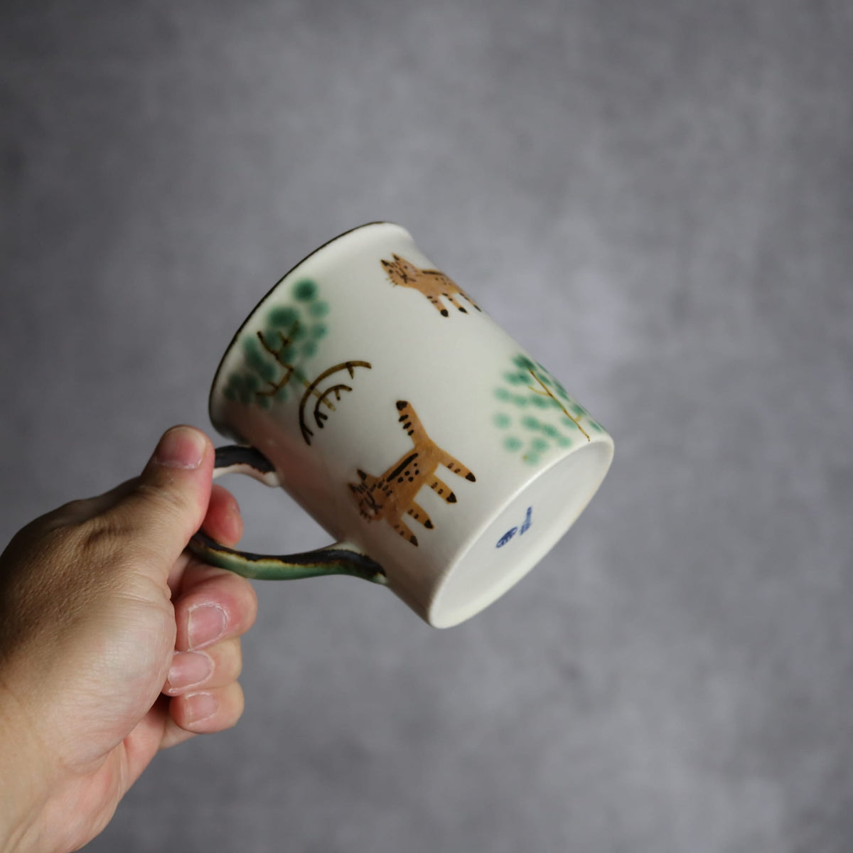 トールマグ ヤマネコマングローブ やちむん 陶器 atelier qucchane