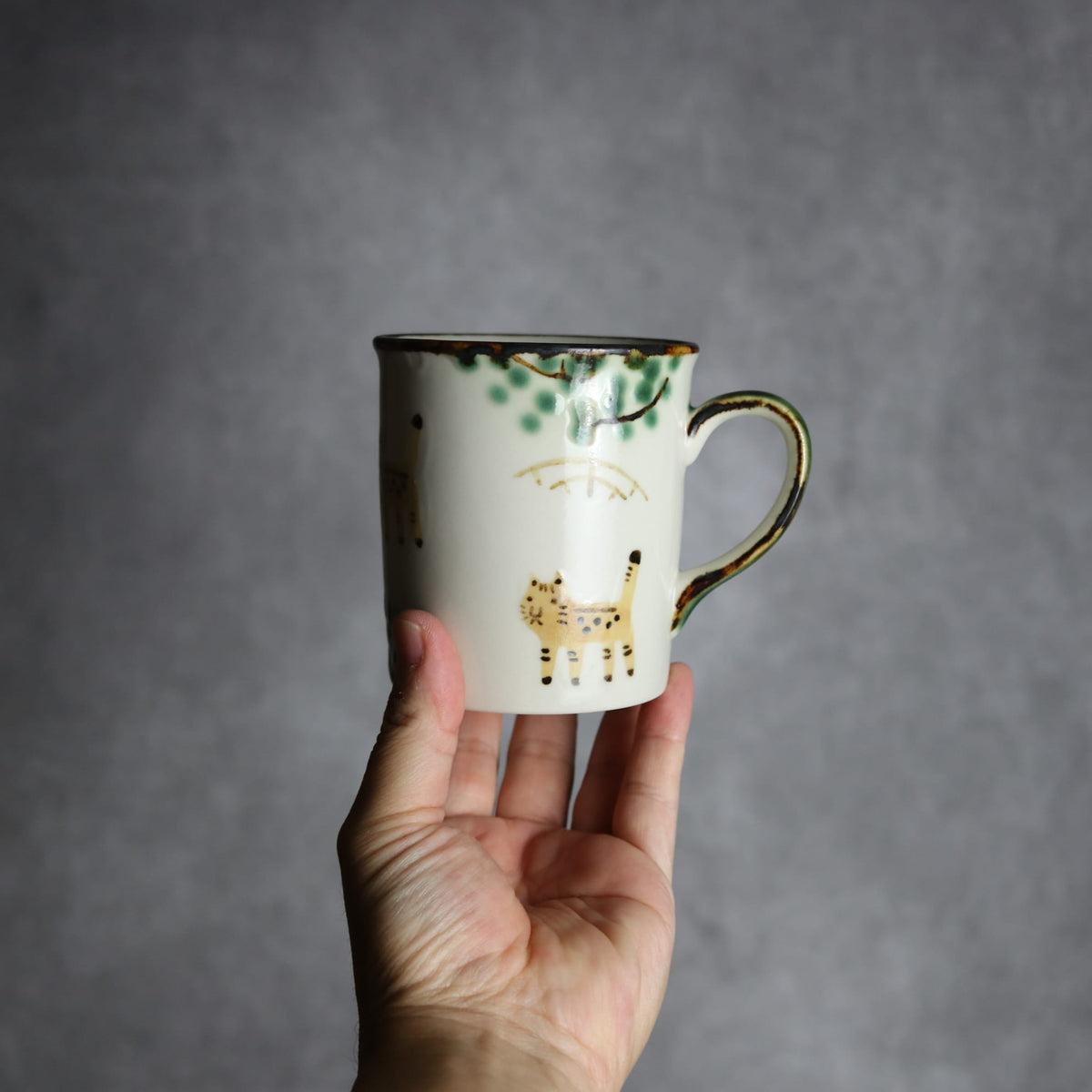 トールマグ ヤマネコマングローブ やちむん 陶器 atelier qucchane