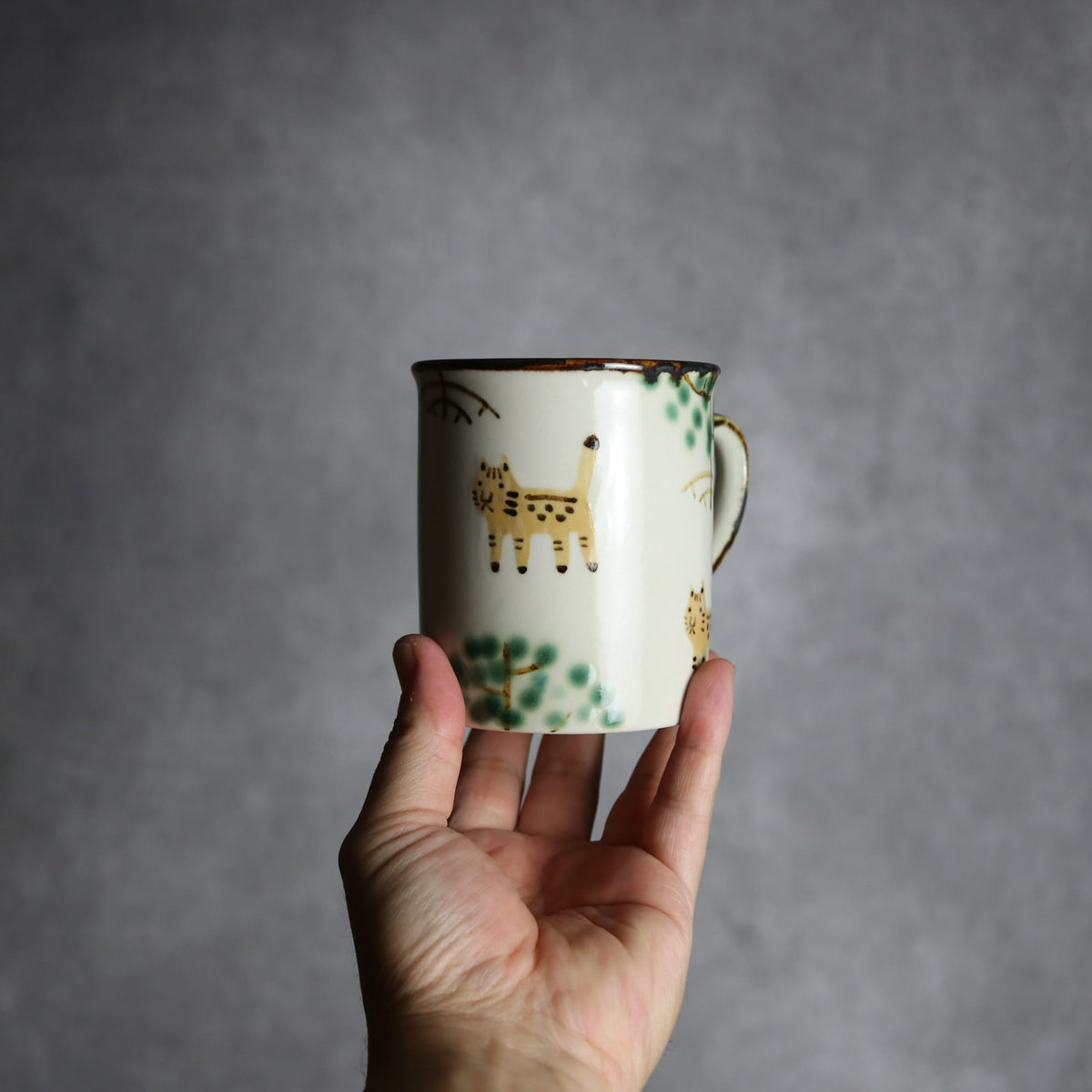 トールマグ ヤマネコマングローブ やちむん 陶器 atelier qucchane