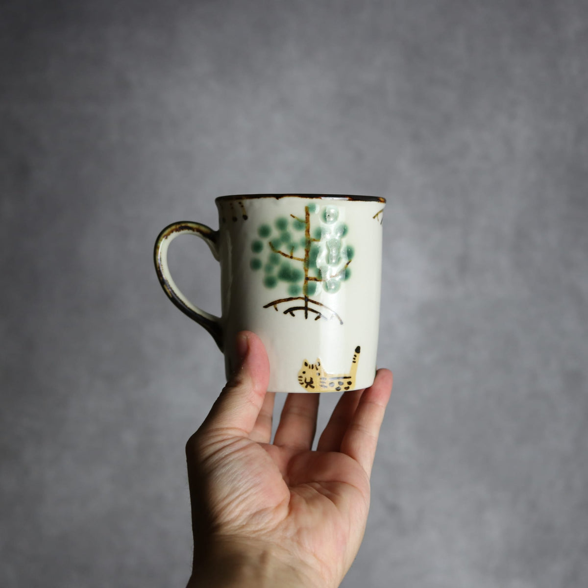 トールマグ ヤマネコマングローブ やちむん 陶器 atelier qucchane