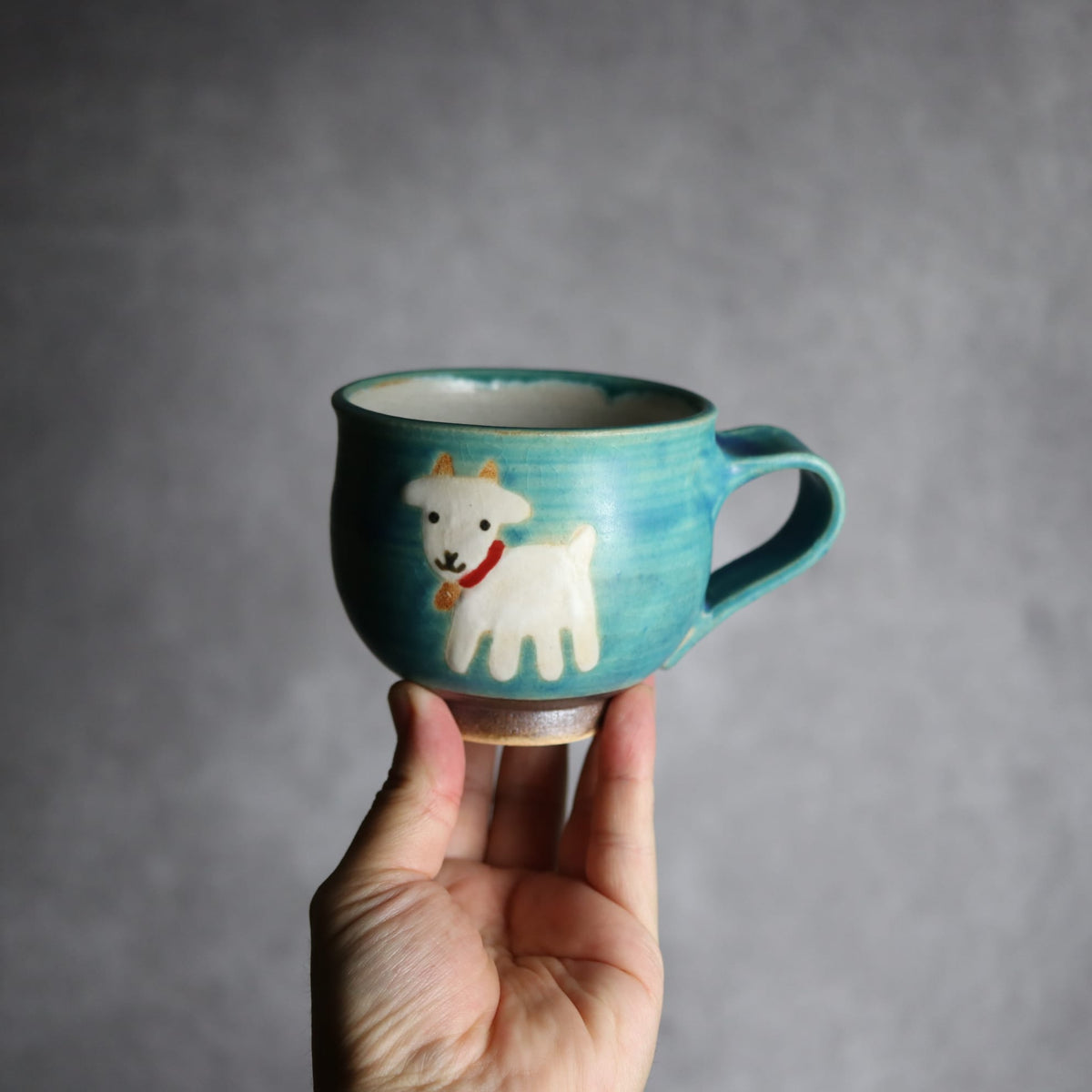 丸マグ ヤギ3 やちむん 陶器  atelier qucchane