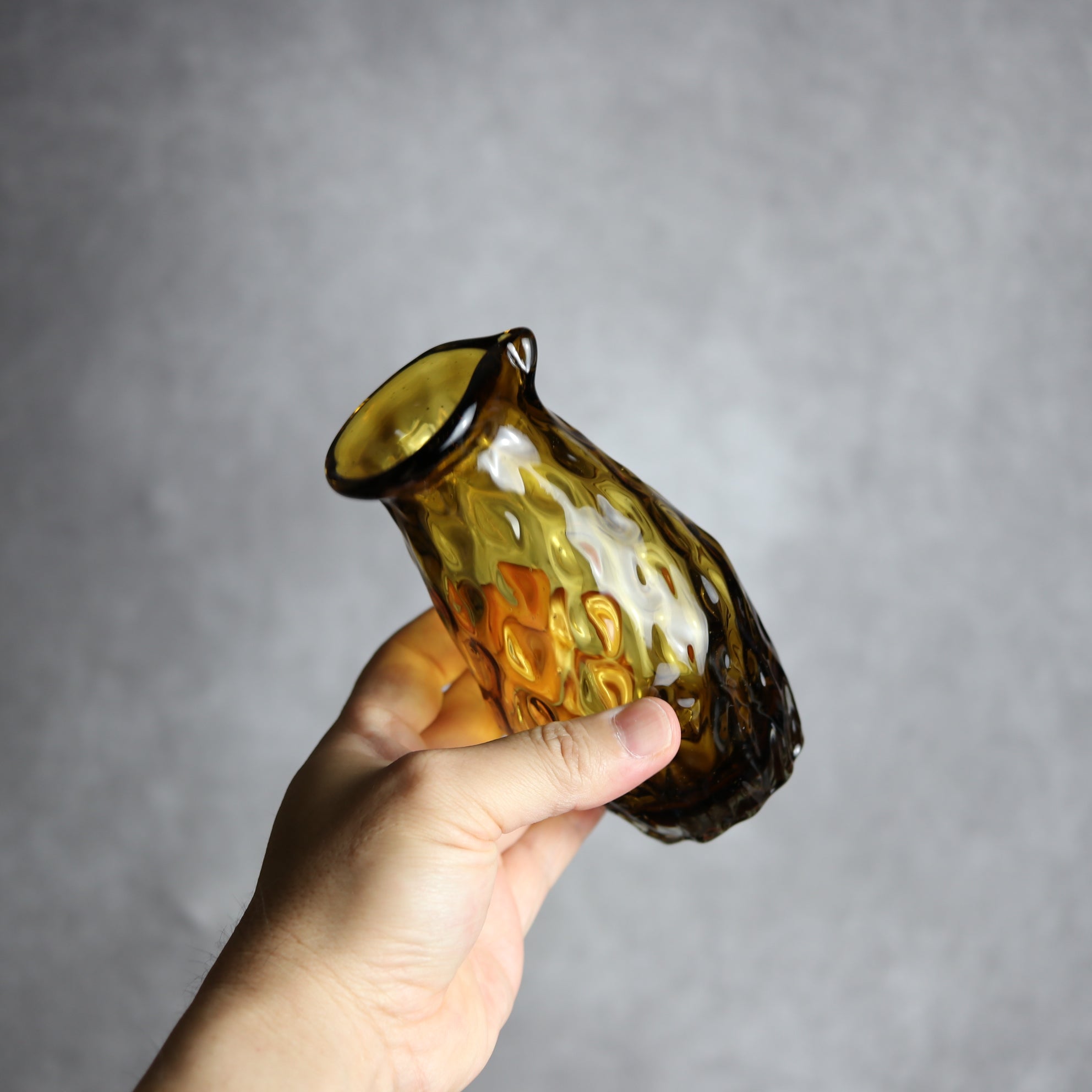 みなも徳利 ブラウン 琉球ガラス ガラス工房清天