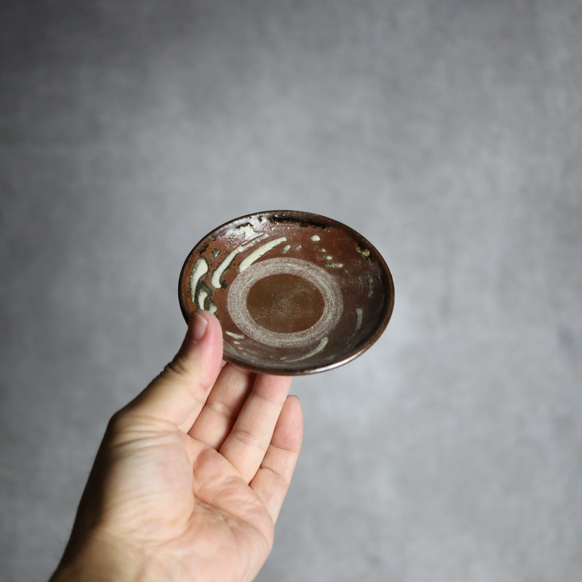 3寸皿1 イッチン 菊唐草 やちむん 陶器 北窯 松田共司工房